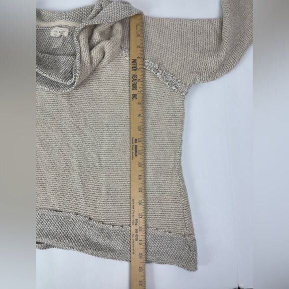 Lucky Brand Beige Tan Cowl Neck Sweater Women's Medium soft variegated - Picture 9 of 13